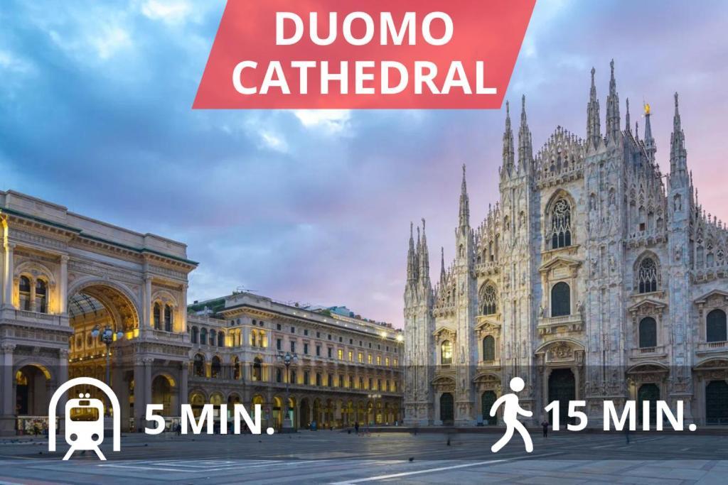 Duomo In 10 Minutes - Modern Close To Cadorna Station Apartman Milánó Kültér fotó